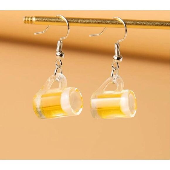 Beer Drop Earrings - Picture 1 of 3